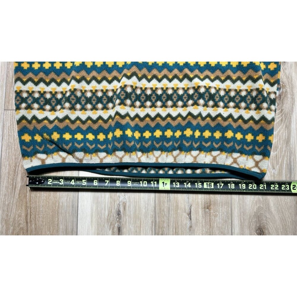 Patagonia Synchilla Cliff Arbor Green Geometric Snap T Fleece Pullover -Men’s XL - Picture 15 of 16